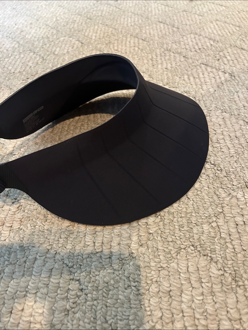 C Black Structured Wide Brim Visor - Picture 5 of 8
